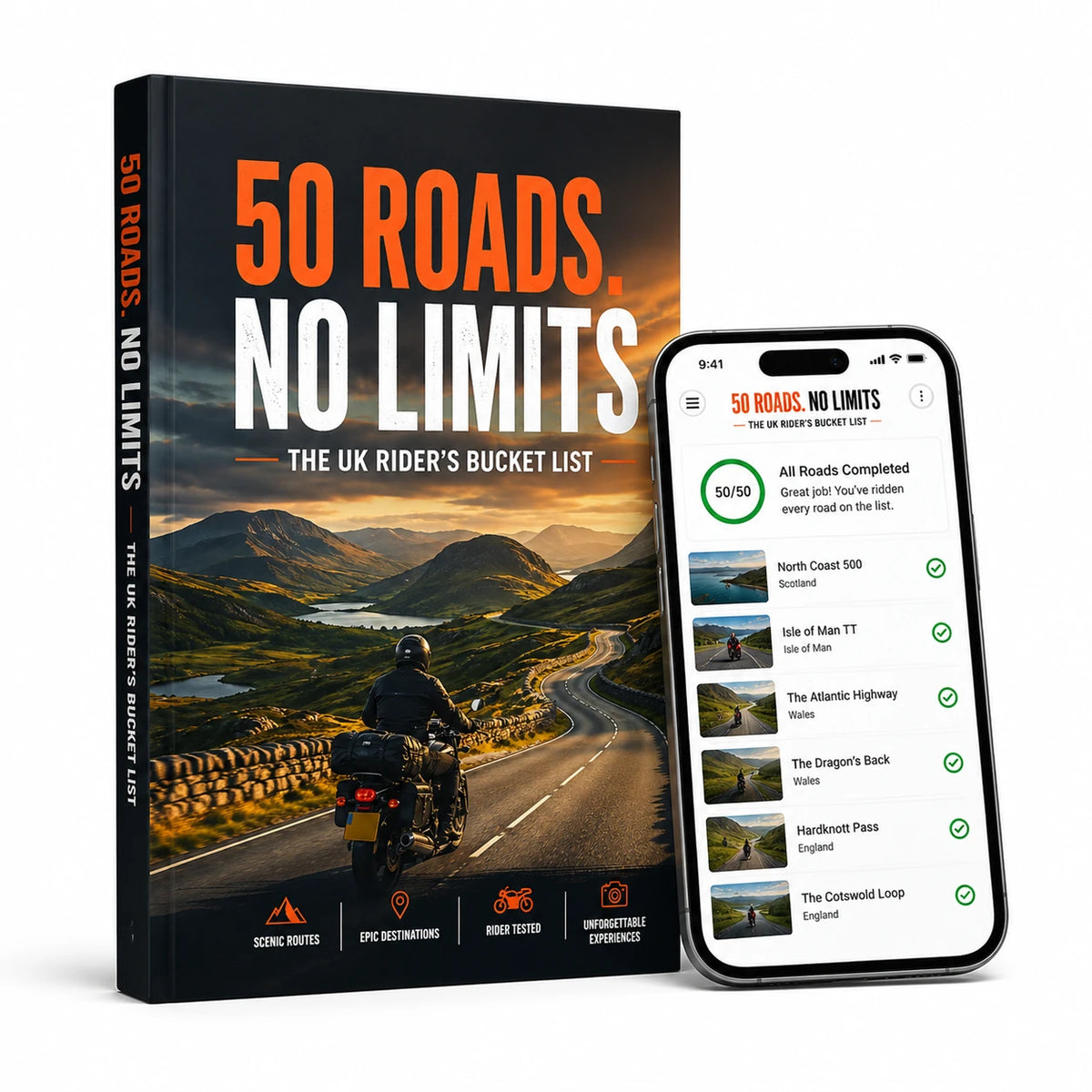 50 Roads. No Limits - The UK Rider's Bucket List